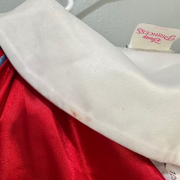 Disney Princess Snow White Dress Costume Size M 7-8 Halloween Cosplay hoop skirt - Picture 9 of 13